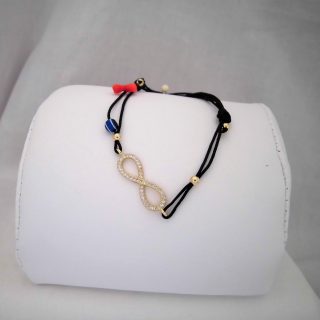 Pulseira prata "infinito"