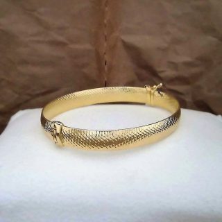 Escrava prata dourada